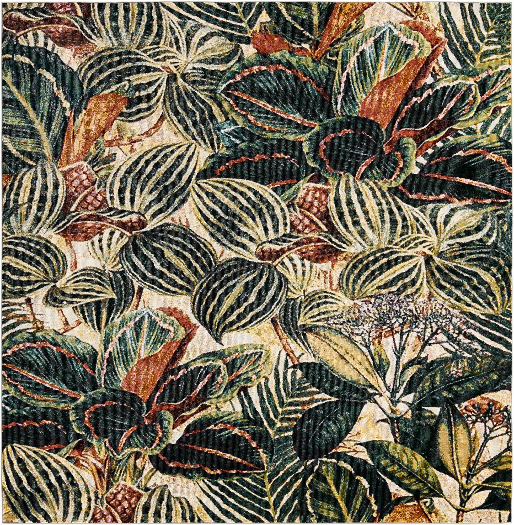 7' 10 x 7' 10 Herrick · Floral / botanical rug, multi