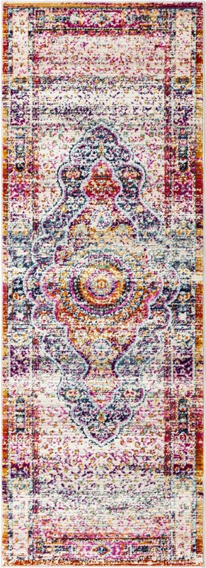 Leaver · Border rug, red