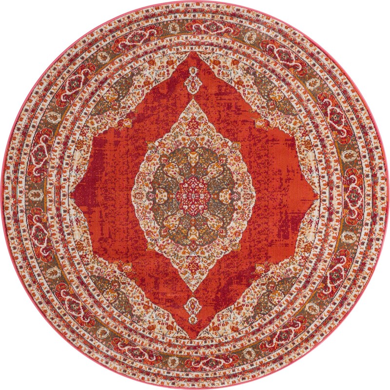 5' 5 x 5' 5 Coburn · Border rug
