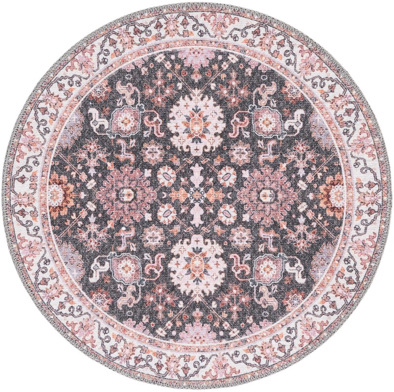 2' x 2' Carden · Border Washable Rug, gray