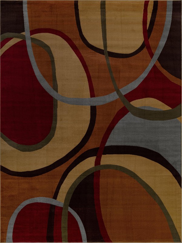 Sears · Abstract rug, multi