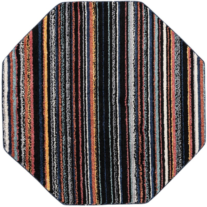 5' 3 x 5' 3 Agnes · Striped rug, multi