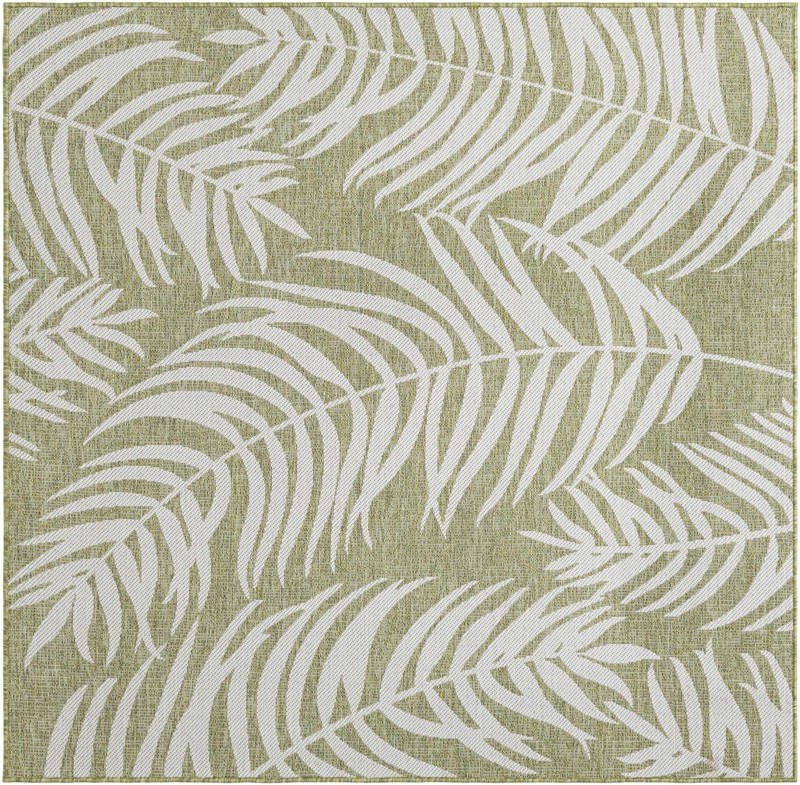 Moody · Floral / botanical Outdoor Rug, green