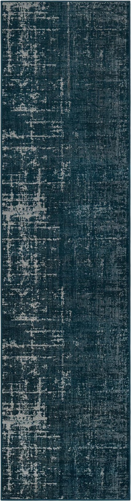 2' 7 x 10' Byron · Abstract rug, blue