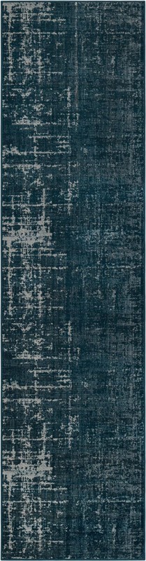 2' 7 x 10' Byron · Abstract rug, blue