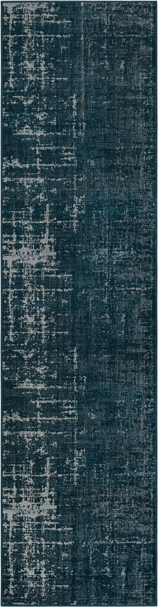 2' 7 x 10' Byron · Abstract rug, blue