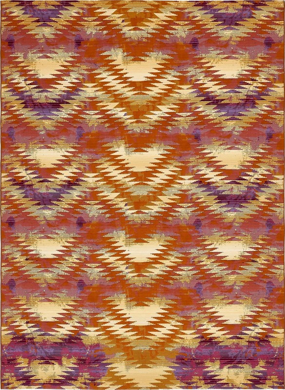 8' x 11' 4 Lomax · Geometric Outdoor Rug