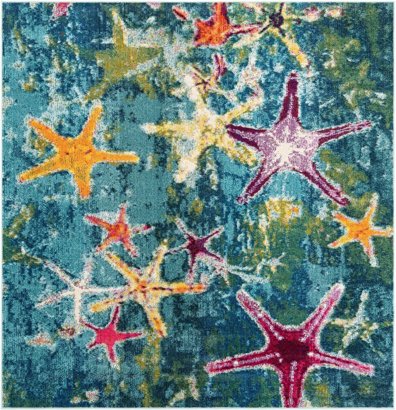 7' 10 x 7' 10 Rosedale · Pictoral Washable Rug