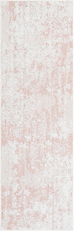 Coxwell · Abstract rug, pink and ivory