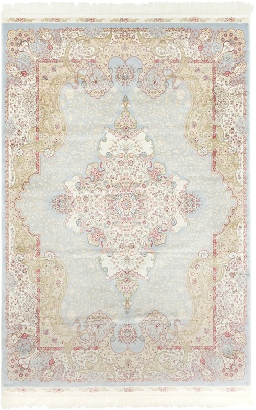 Breckin · Border rug, blue