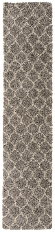 2' 7 x 12' Brock · Diamond Shag Rug, gray