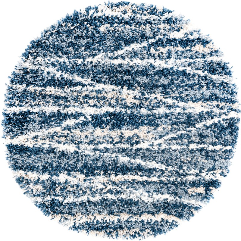 Edenton · Abstract Shag Rug, blue