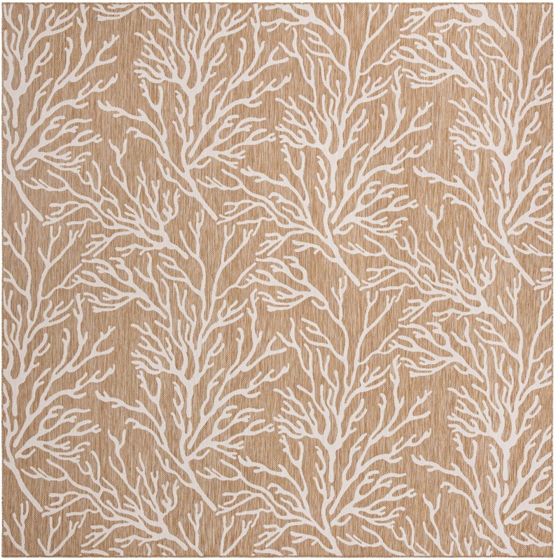 Northfield · Floral / botanical Outdoor Rug, taupe