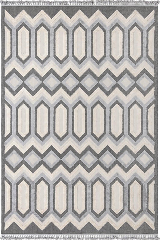 Roddy · Chevron rug, charcoal