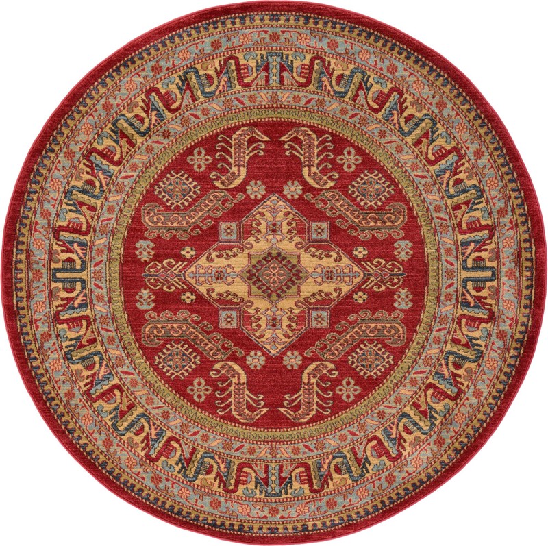 6' x 6' Fennimore · Border rug