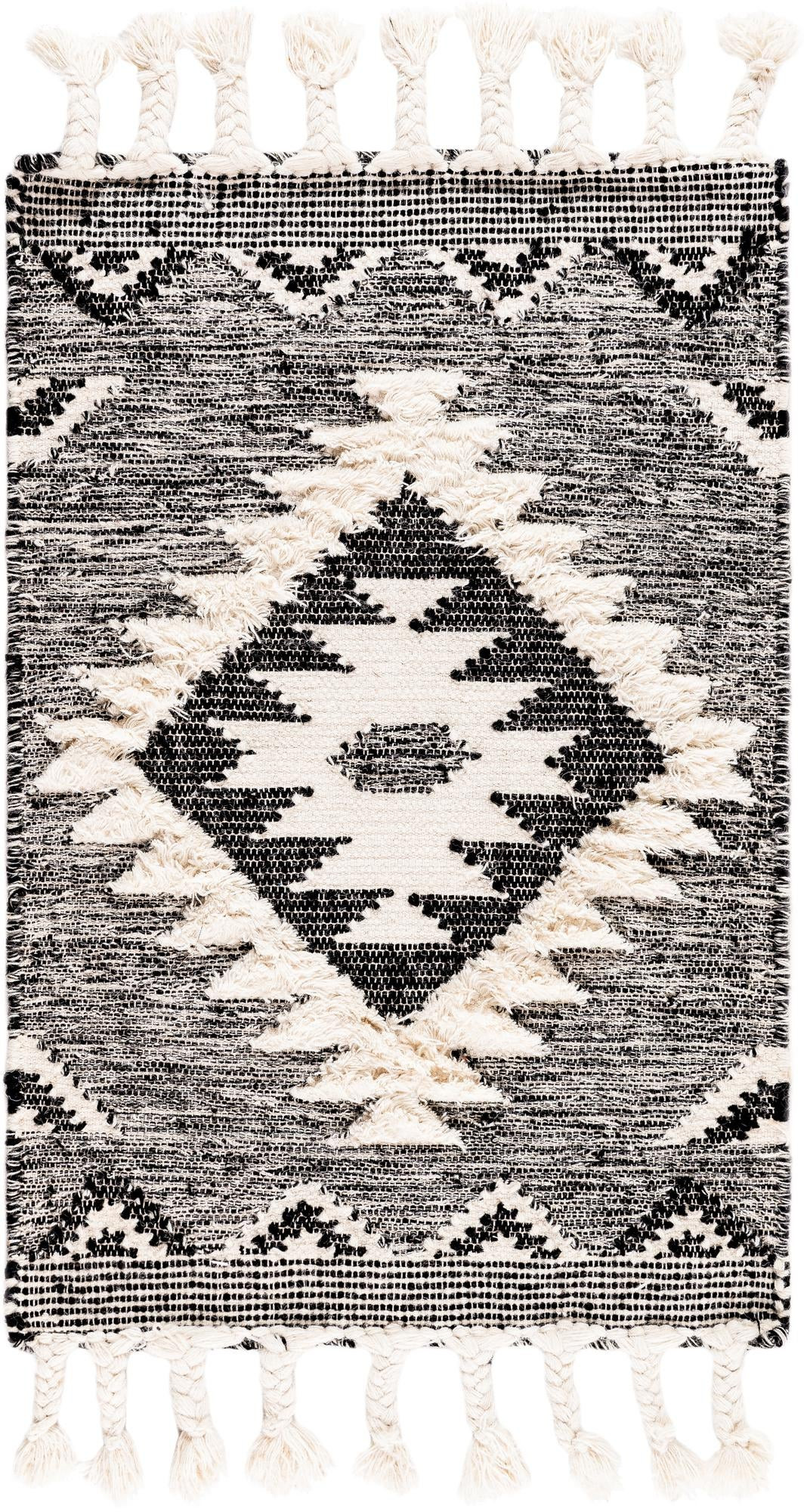 2' x 3' 1 Amaranth · Diamond Wool Rug, charcoal