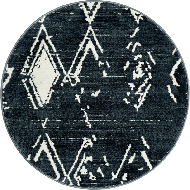 3' 3 x 3' 3 Sorrel · Abstract rug