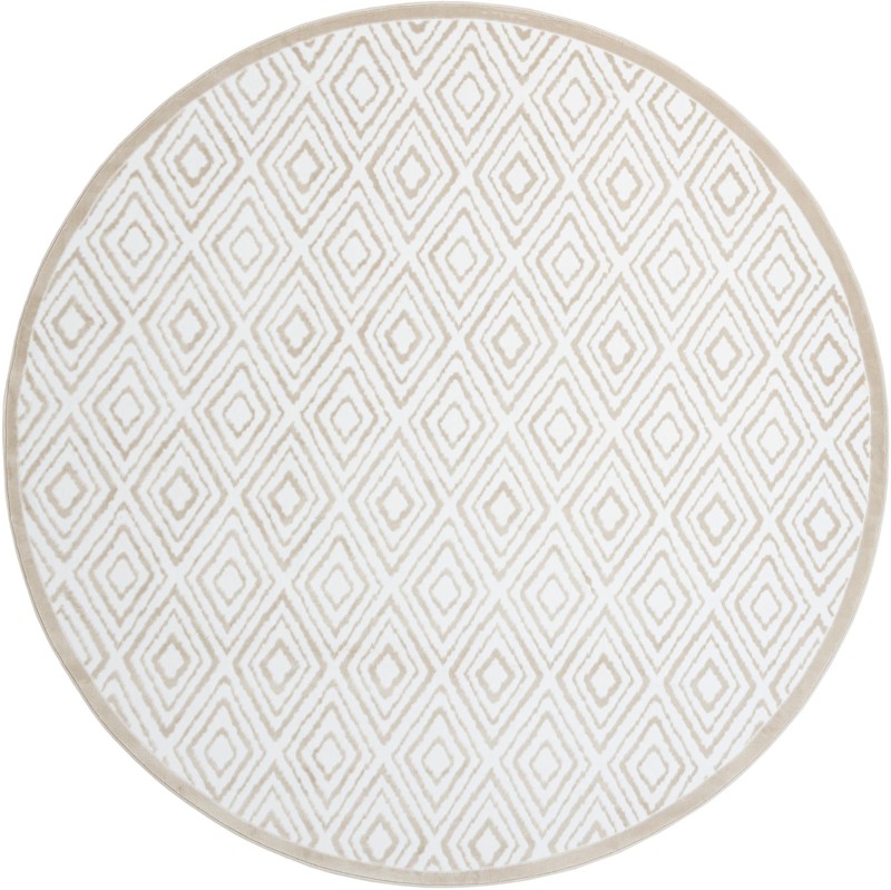 10' x 10' Brattleboro · Diamond rug, snow white