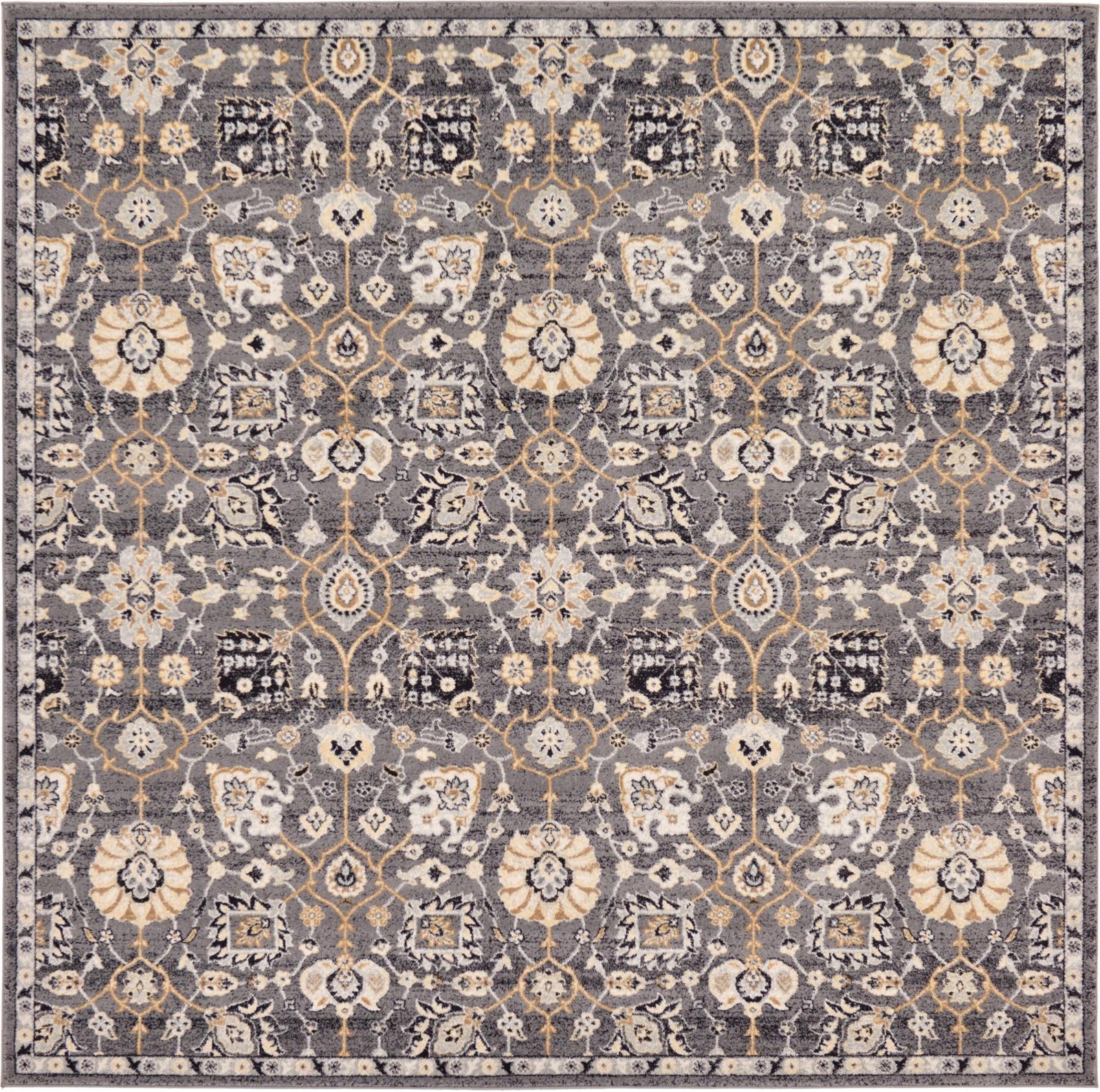 8' 4 x 8' 4 Tisdale · Border rug