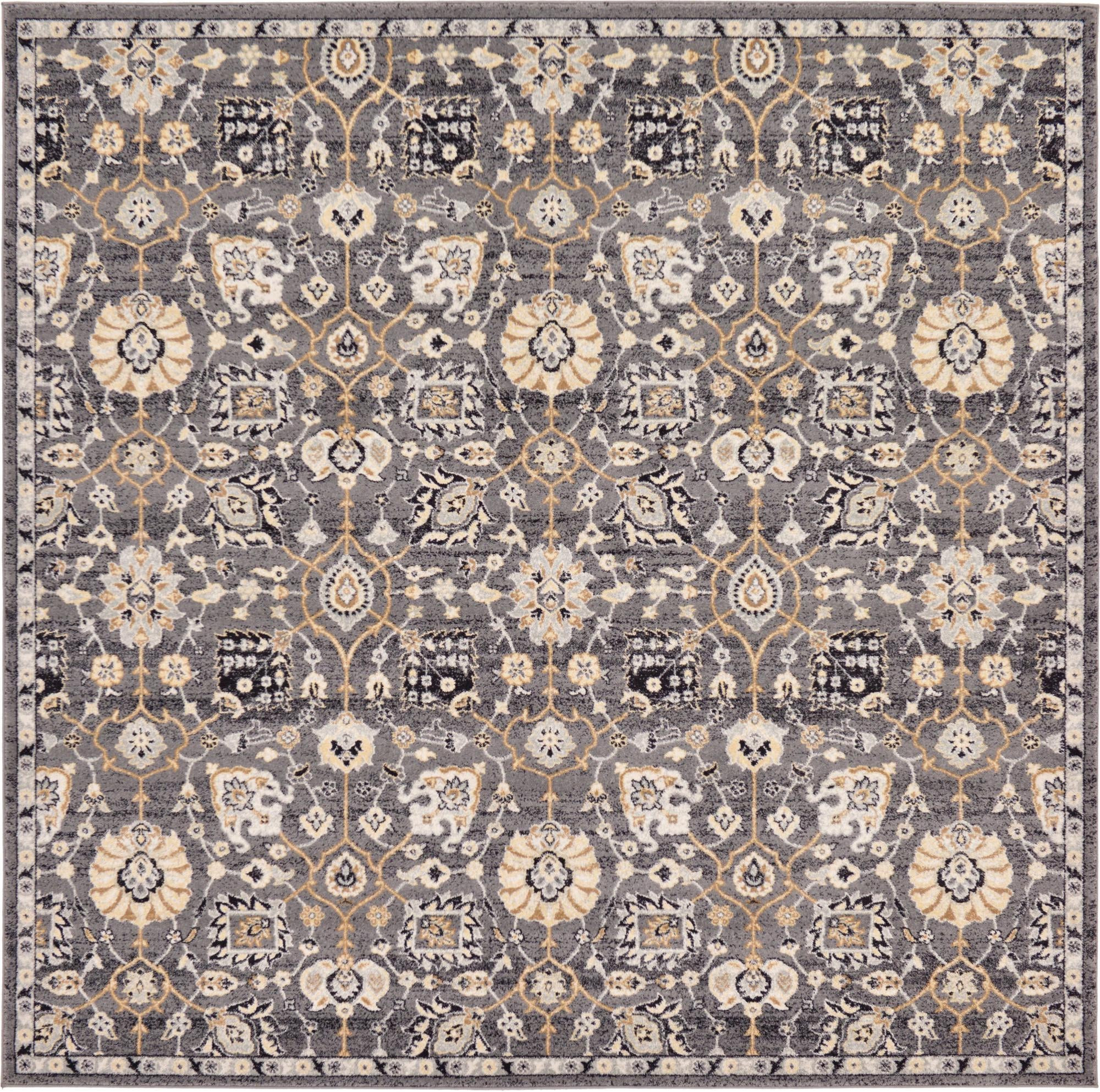 8' 4 x 8' 4 Tisdale · Border rug