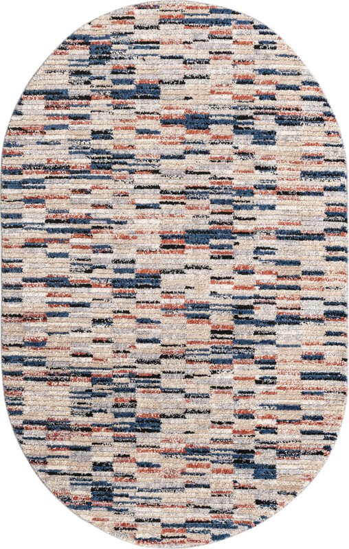 5' x 8' Keystone · Abstract rug, multi
