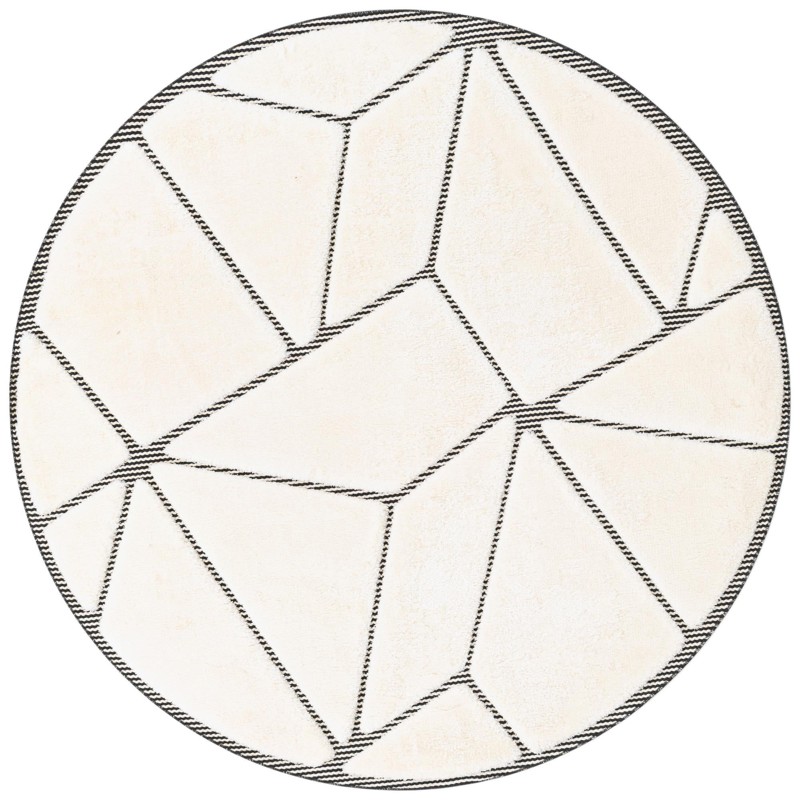 Sutter · Geometric rug, ivory white