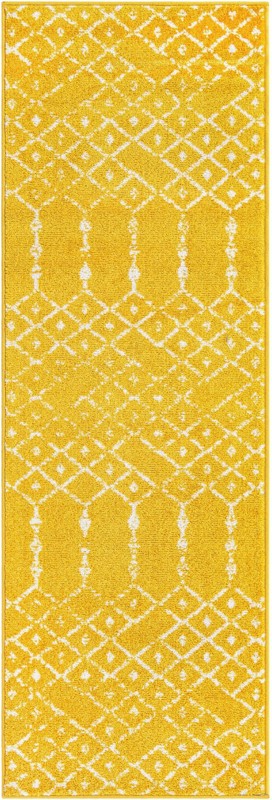 Newcomb · Diamond rug, yellow