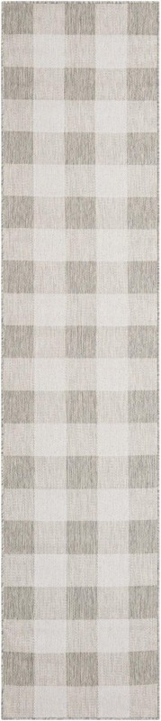 Ramona · Checkered Outdoor Rug, gray