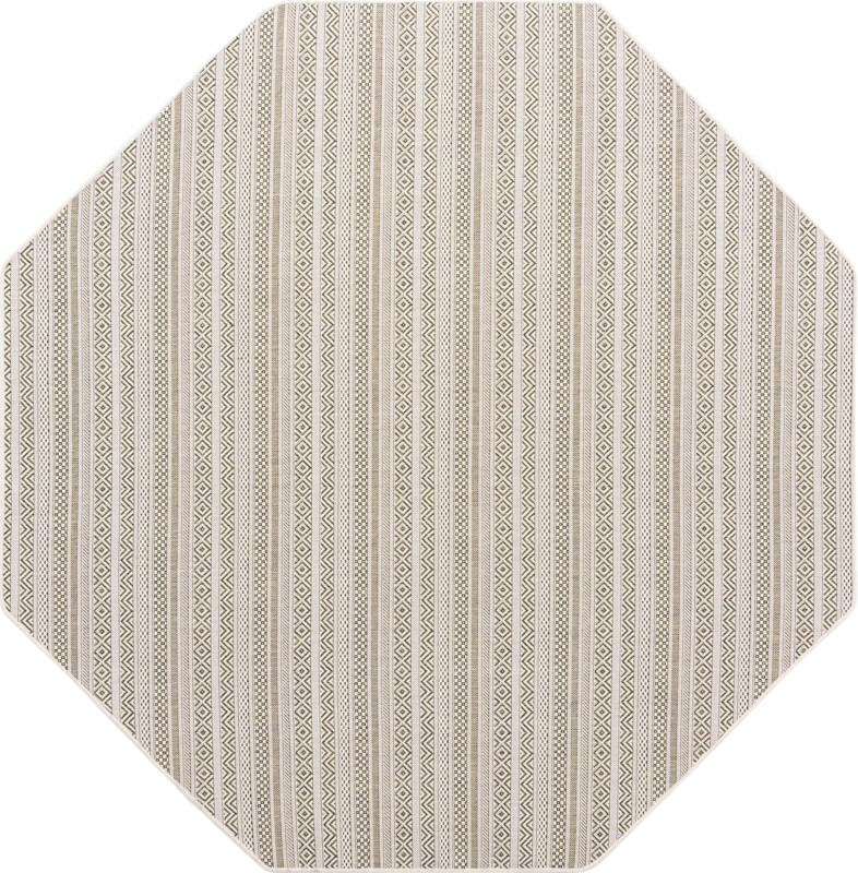 Merlin · Geometric Outdoor Rug, green