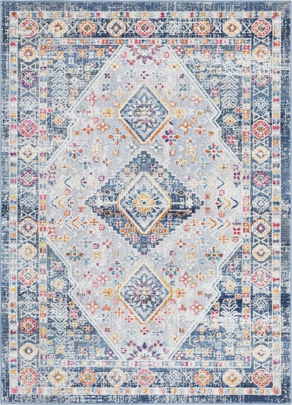 Eads · Border rug, white
