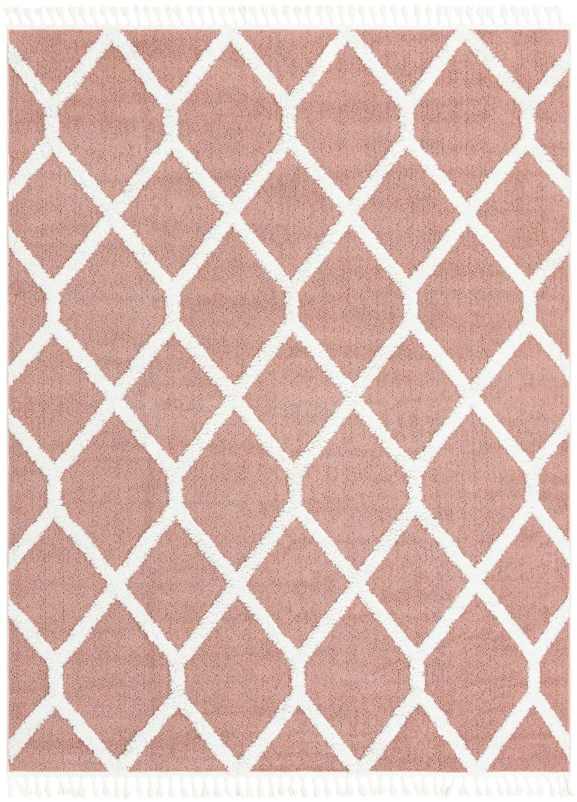 7' 10 x 10' Kirkwood · Diamond rug, pink