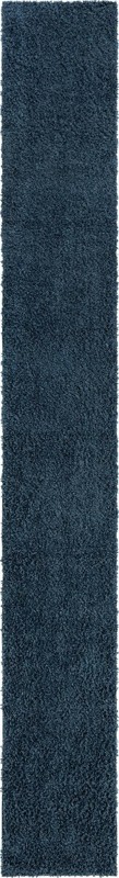 2' 7 x 20' Dunham · Solid Shag Rug, dblue