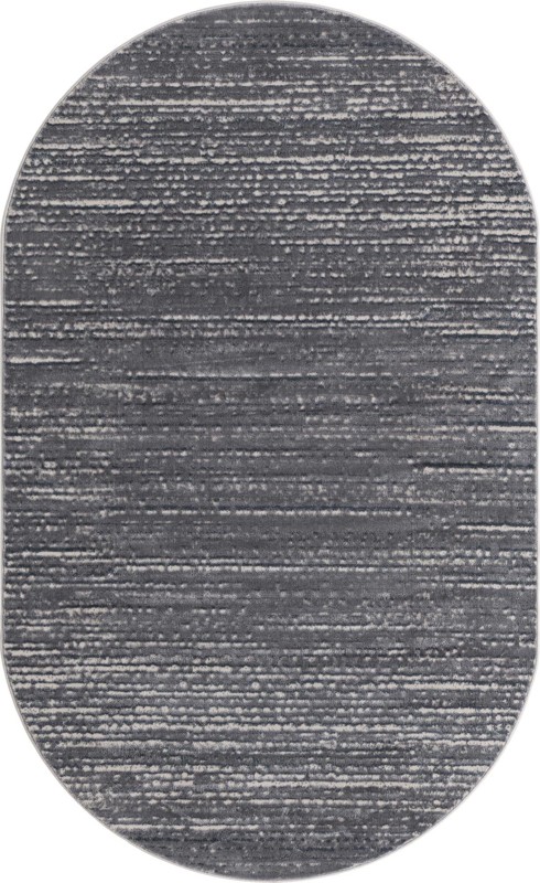 Tate · Linear abstract rug, gray and ivory