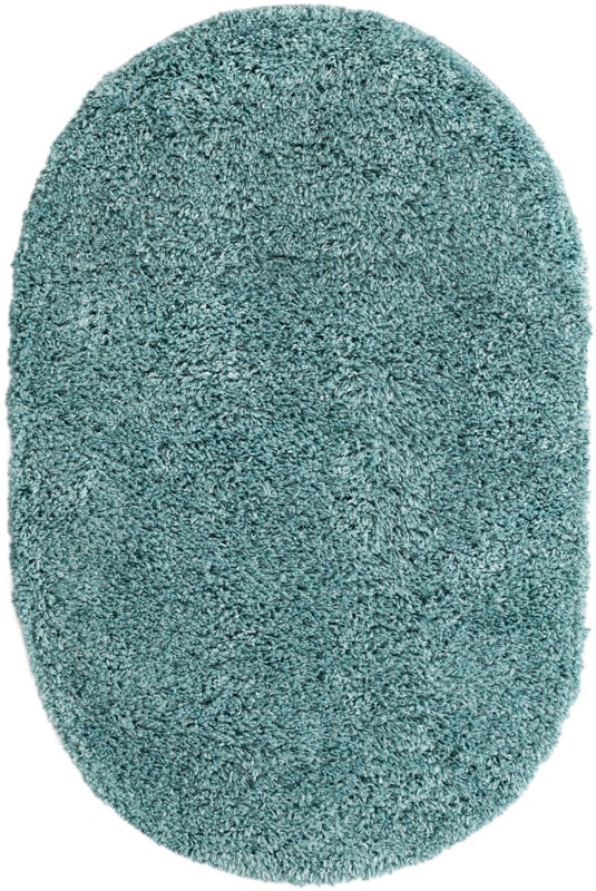 3' x 5' 3 Dunham · Solid shag rug, aqua