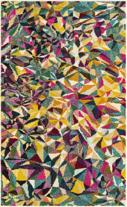 3' 3 x 5' 3 Alford · Abstract Washable Rug