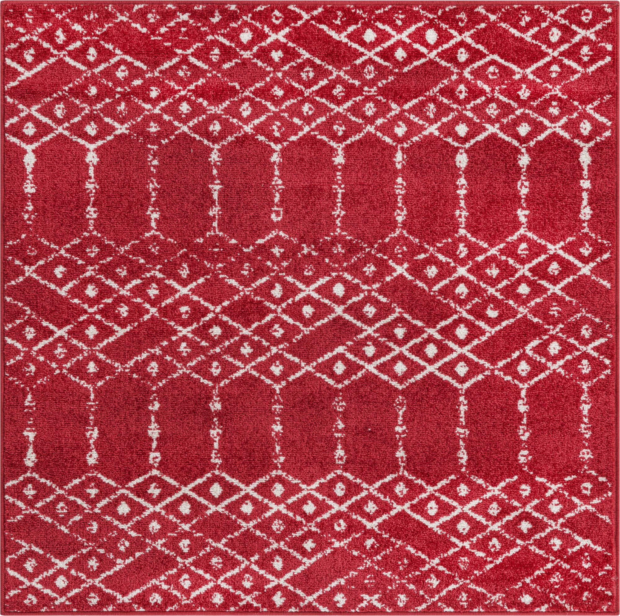 4' x 4' Newcomb · Diamond rug