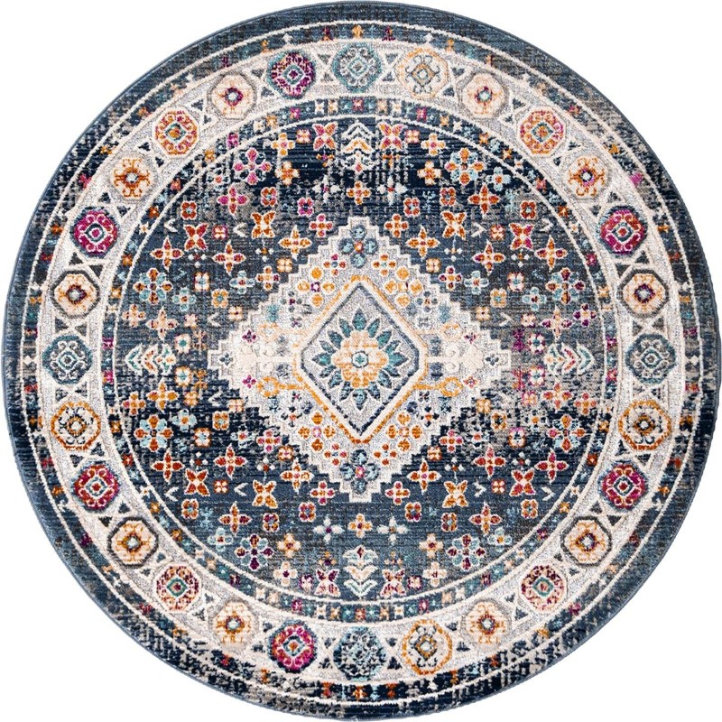 Eads · Border rug, blue