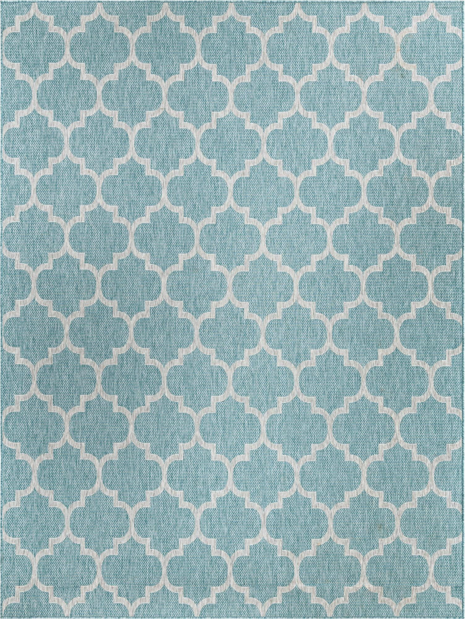 9' x 12' Fanshawe · Geometric Outdoor Rug