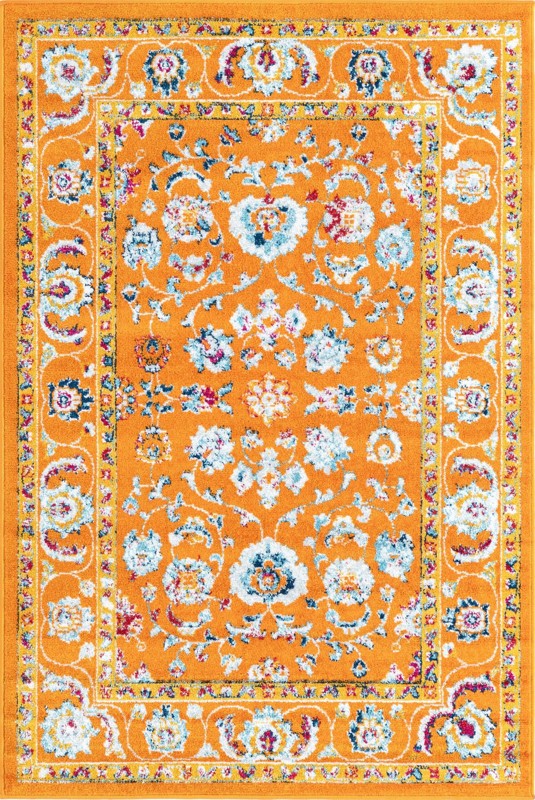 Aspen · Border rug, orange