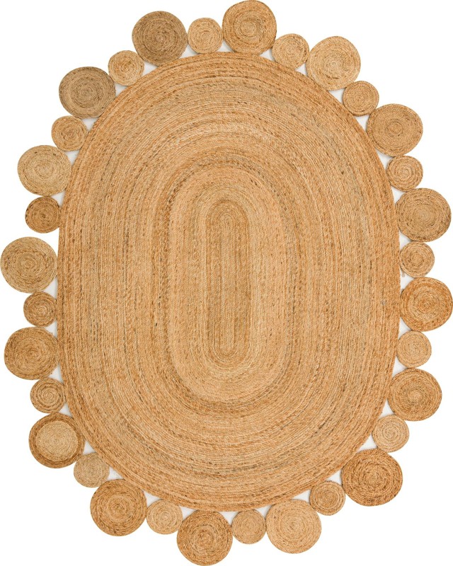 7' 10 x 10' Cranston · Solid Braided Jute Rug, natural