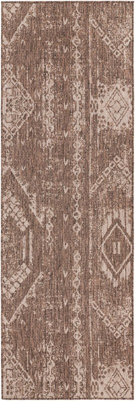 Wildman · Geometric Outdoor Rug, brown