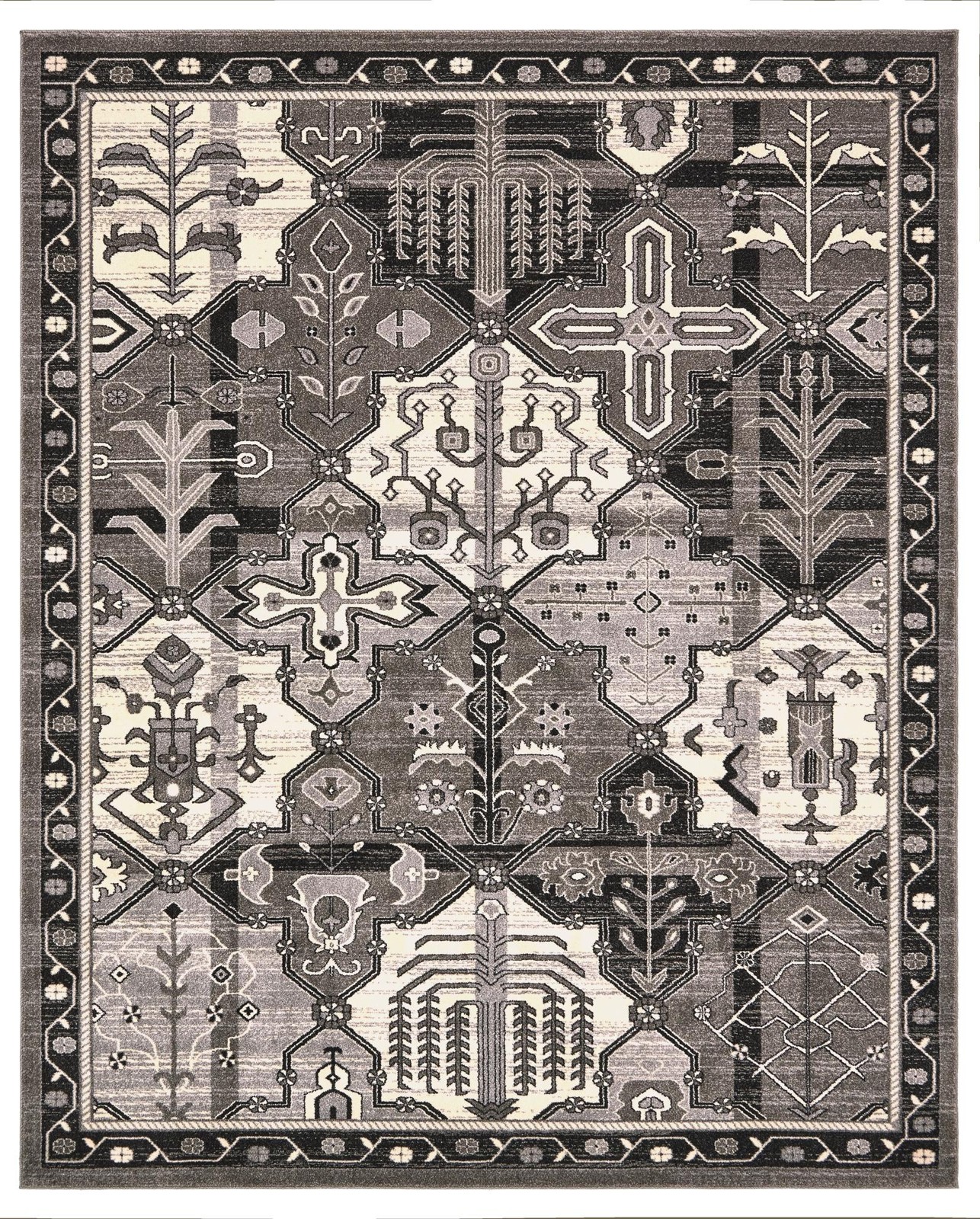 7' 10 x 10' Parsons · Border rug