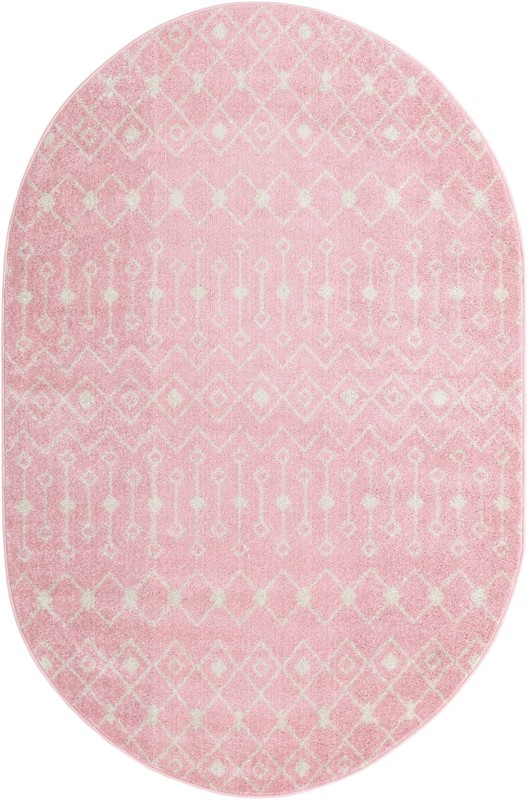 5' 3 x 8' Boswell · Diamond rug, pink