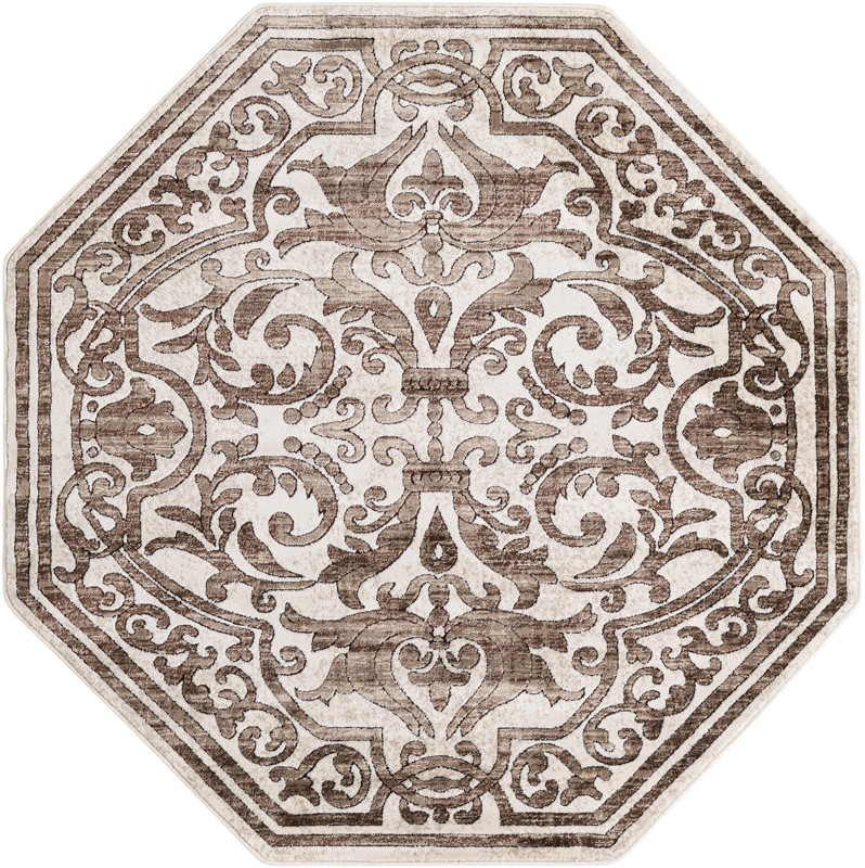 Raines · Border rug, chocolate brown