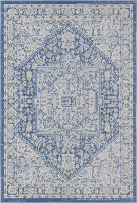 Jessup · Border rug, french blue