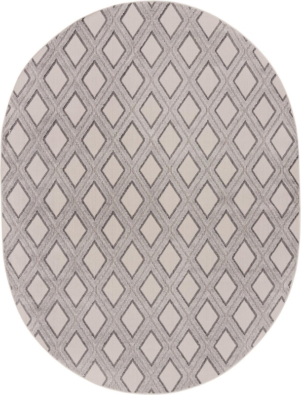 7' 10 x 10' Goshen · Diamond rug, sandy beige and gray