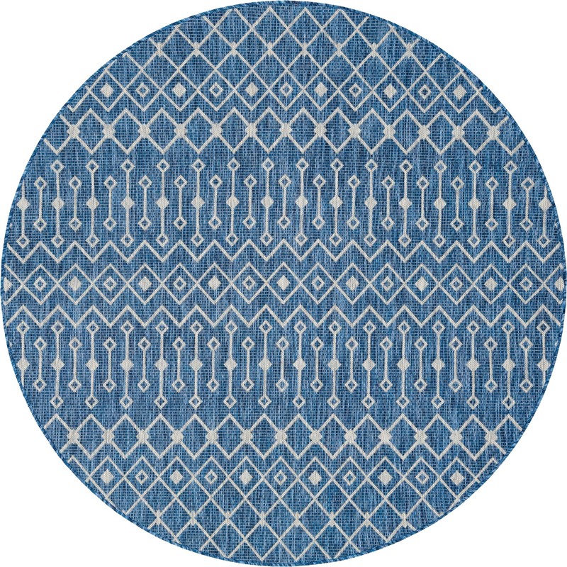 Kearney · Diamond Outdoor Rug, blue