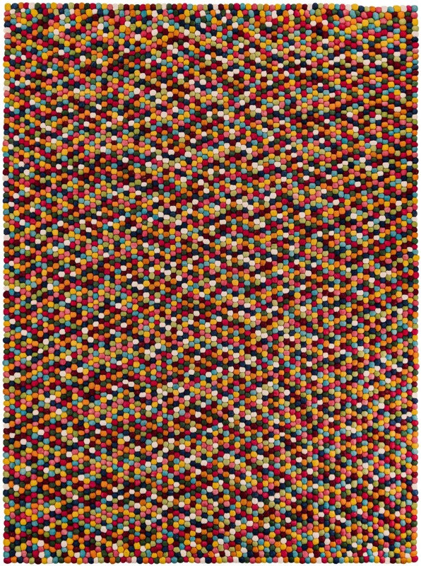 9' x 12' Hawthorne · Polka dots Wool Rug, multi