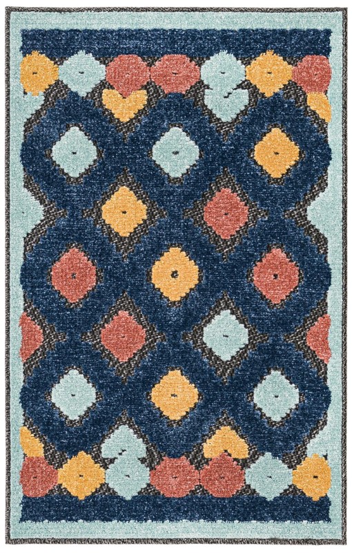 2' x 3' Beale · Border Outdoor Rug, charcoal