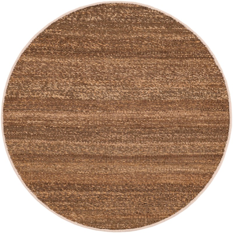 Faversham · Striped Wool Rug, sepia brown